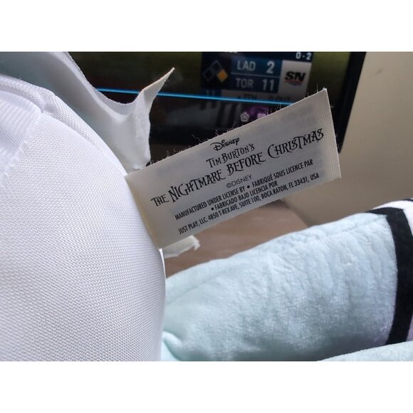 RARE! DISNEY Nightmare Before Christmas Jumbo Jack, Sally 30" Plush Set of 2 NWT - Picture 12 of 16